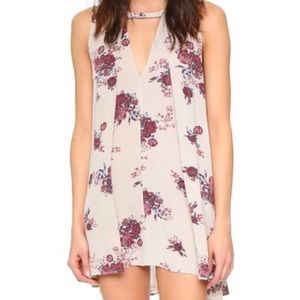 Free People Floral Sleeveless Tunic